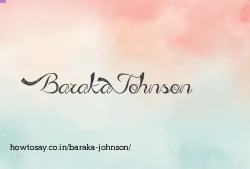 Baraka Johnson