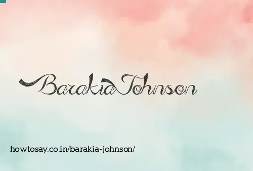 Barakia Johnson