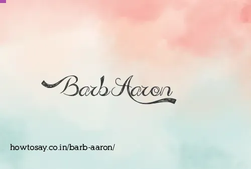 Barb Aaron