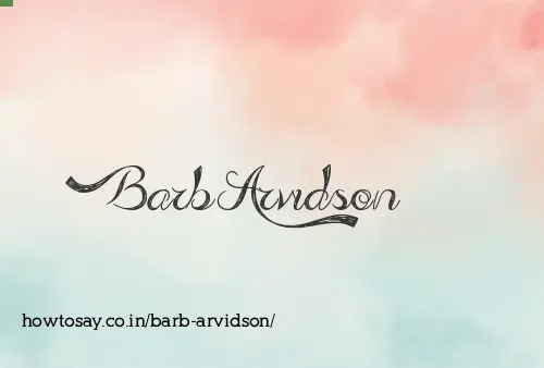 Barb Arvidson