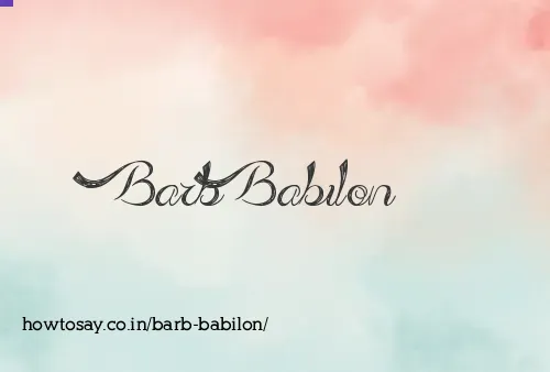 Barb Babilon