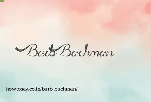Barb Bachman