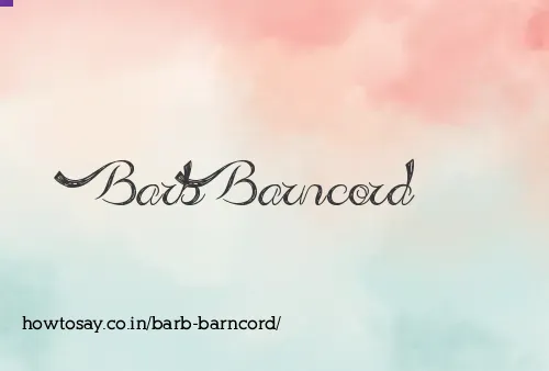 Barb Barncord