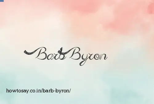 Barb Byron