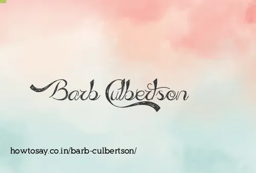 Barb Culbertson