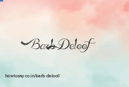 Barb Deloof