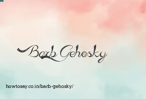 Barb Gehosky