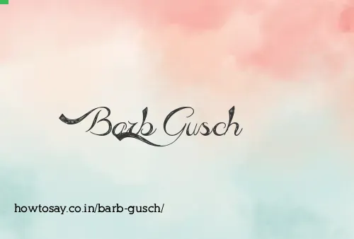 Barb Gusch
