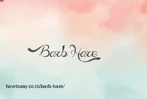 Barb Hare