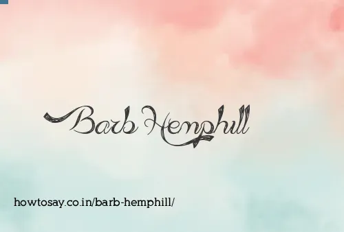 Barb Hemphill