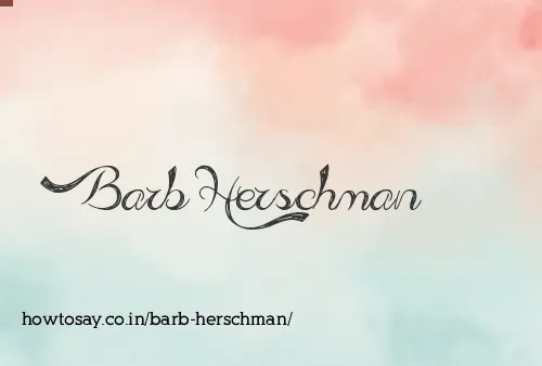 Barb Herschman