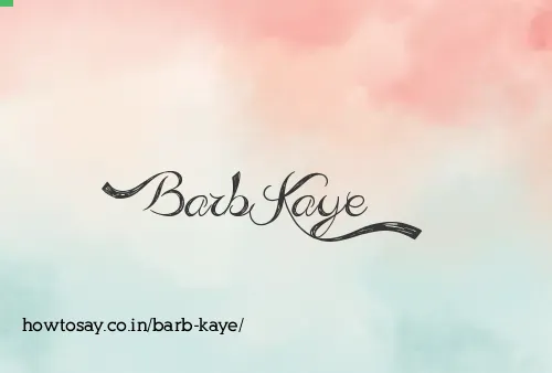 Barb Kaye