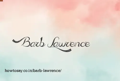 Barb Lawrence