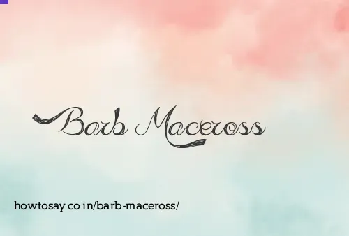 Barb Maceross
