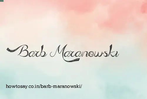 Barb Maranowski