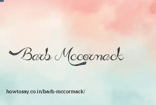 Barb Mccormack