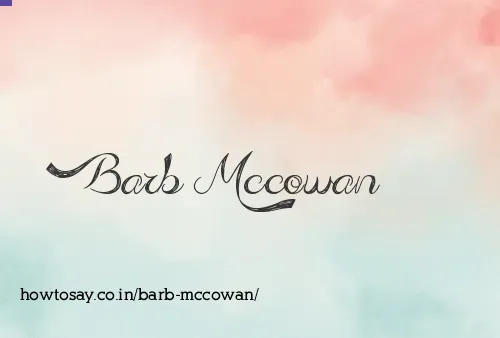 Barb Mccowan