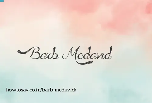 Barb Mcdavid
