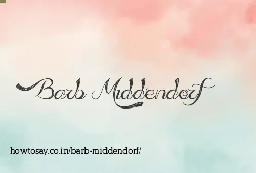 Barb Middendorf