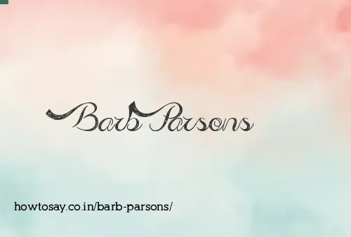 Barb Parsons