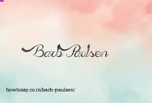 Barb Paulsen