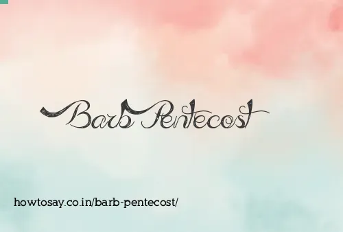 Barb Pentecost