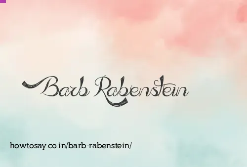 Barb Rabenstein