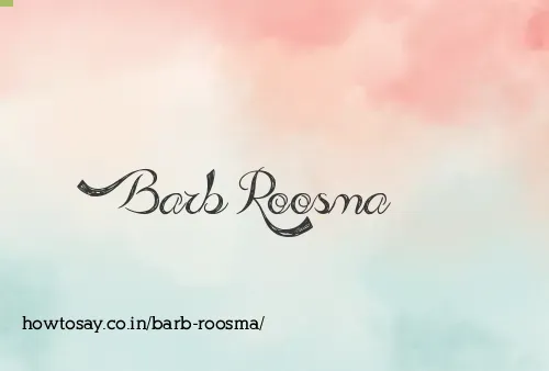 Barb Roosma