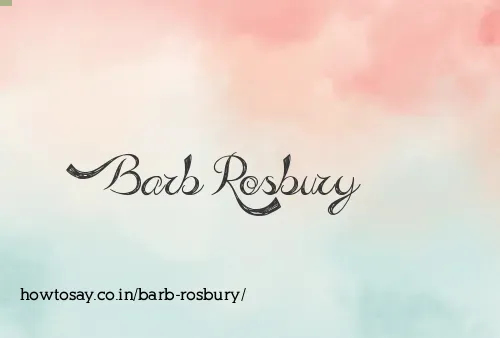 Barb Rosbury