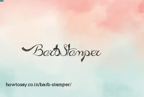 Barb Stamper