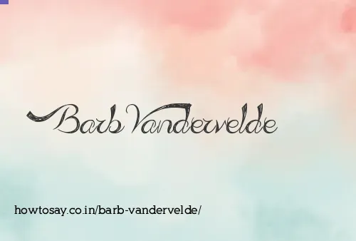 Barb Vandervelde