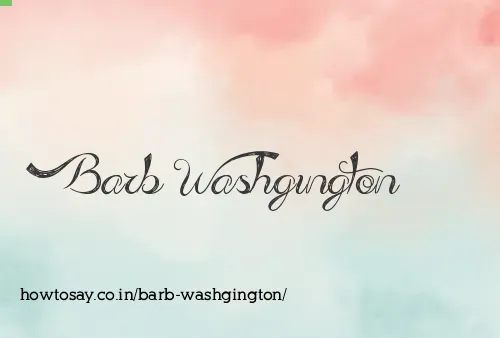 Barb Washgington
