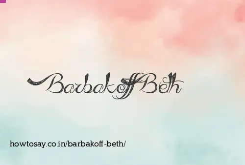 Barbakoff Beth