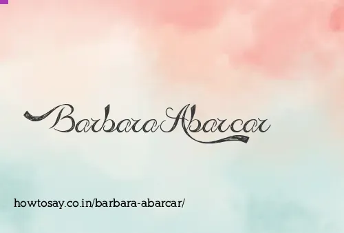 Barbara Abarcar