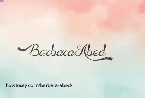 Barbara Abed
