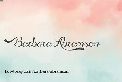 Barbara Abramson