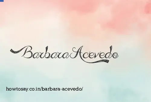 Barbara Acevedo