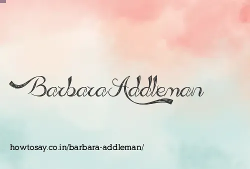 Barbara Addleman