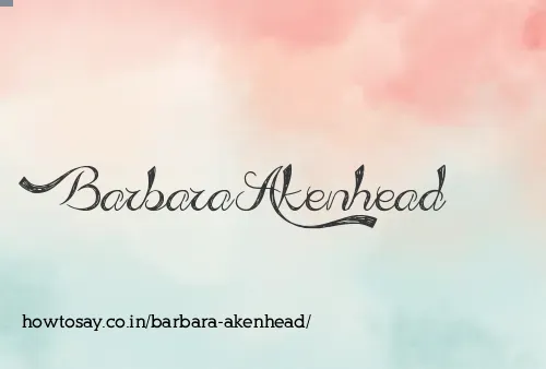 Barbara Akenhead