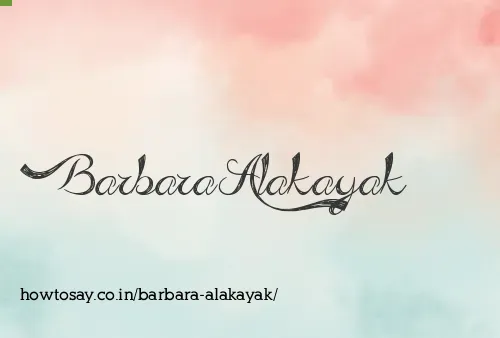 Barbara Alakayak