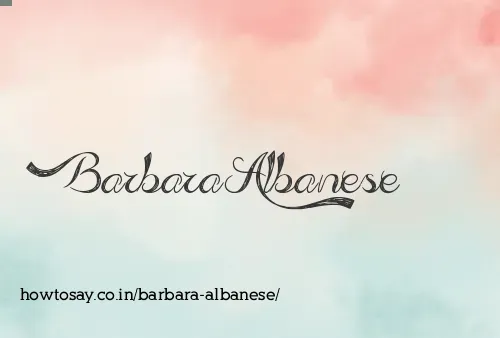 Barbara Albanese