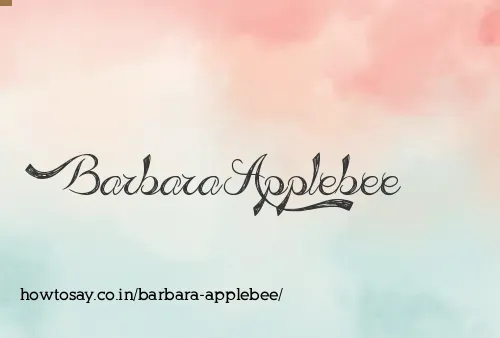 Barbara Applebee