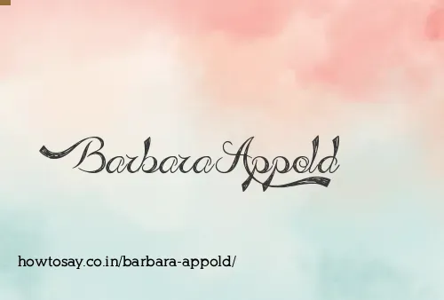 Barbara Appold