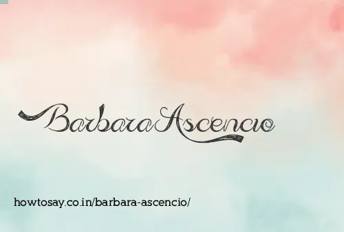 Barbara Ascencio