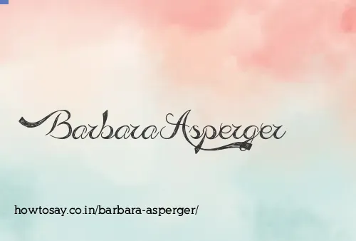 Barbara Asperger