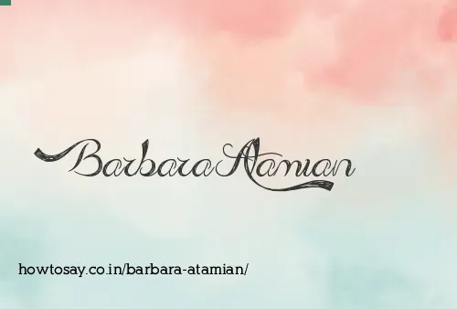 Barbara Atamian