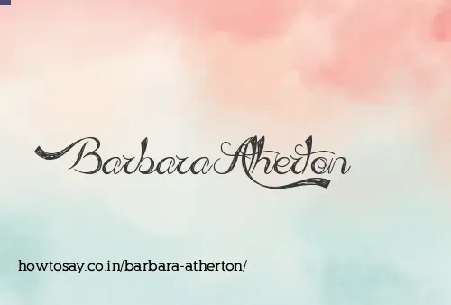 Barbara Atherton