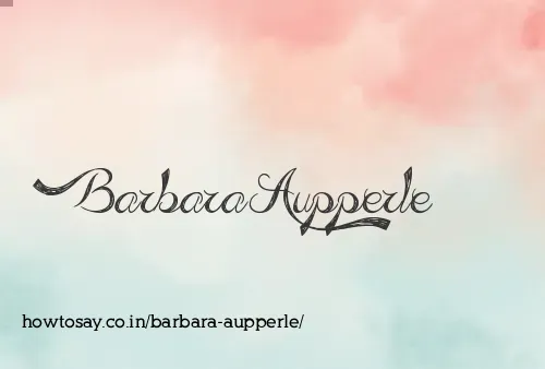 Barbara Aupperle