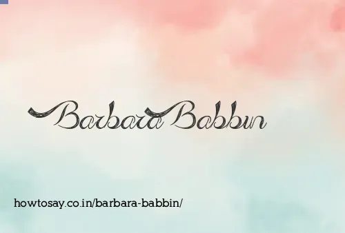 Barbara Babbin