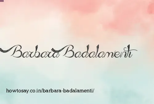 Barbara Badalamenti